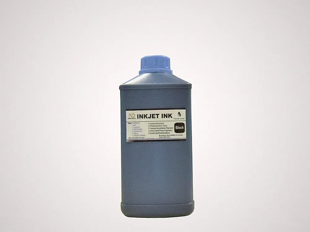 1 Liter Black Bulk dye Ink FOR HP CANON LEXMARK DELL