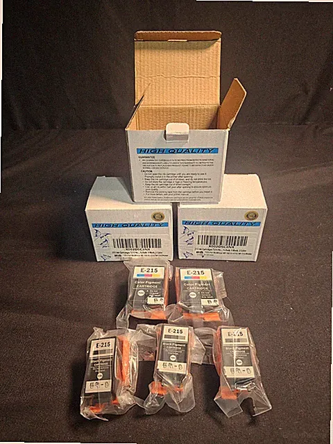 15 Pack 215 Ink Cartridges T215 Replacement For WF 100 Printers 9 Black 6 Color