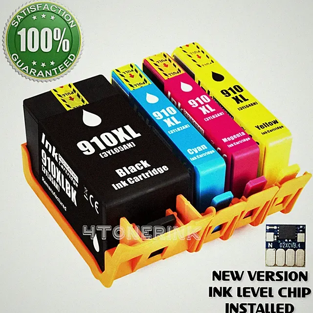 4pk Ink Cartridges for HP 910XL OfficeJet Pro 8022e 8028e 8035e 8015e 8025e