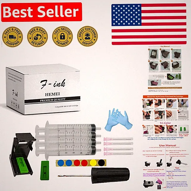 F-ink PIXMA Cartridge Refill Tools - Convenient, User-Friendly and Eco-Friendly
