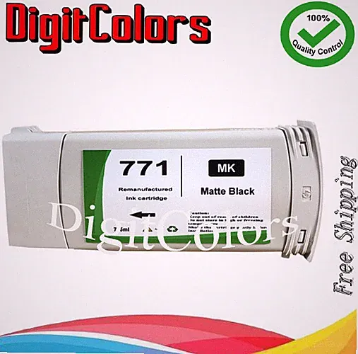 Matte Black 775ml Remanufactured cartridge for HP 771 HP Designjet Z6600 Printer