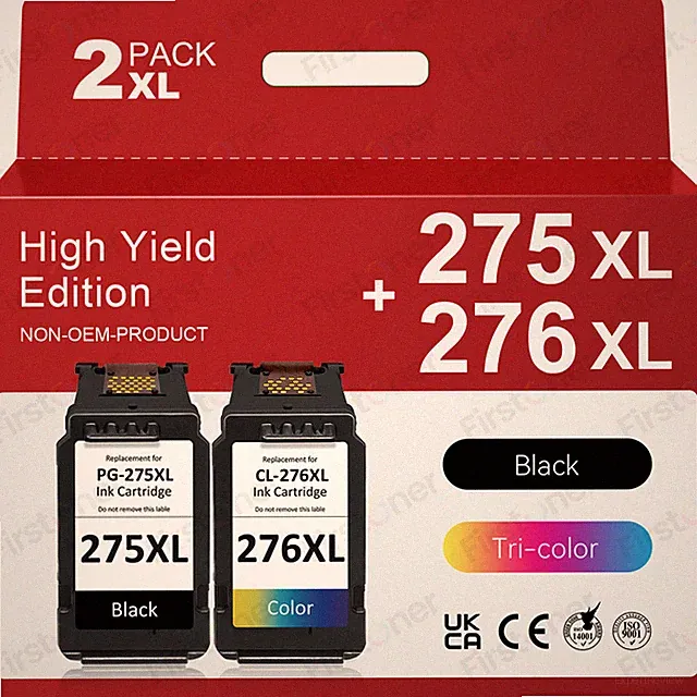 PG-275XL CL-276XL Black Color Ink Replacement for Canon PIXMA TR4720 TS3520 Lot