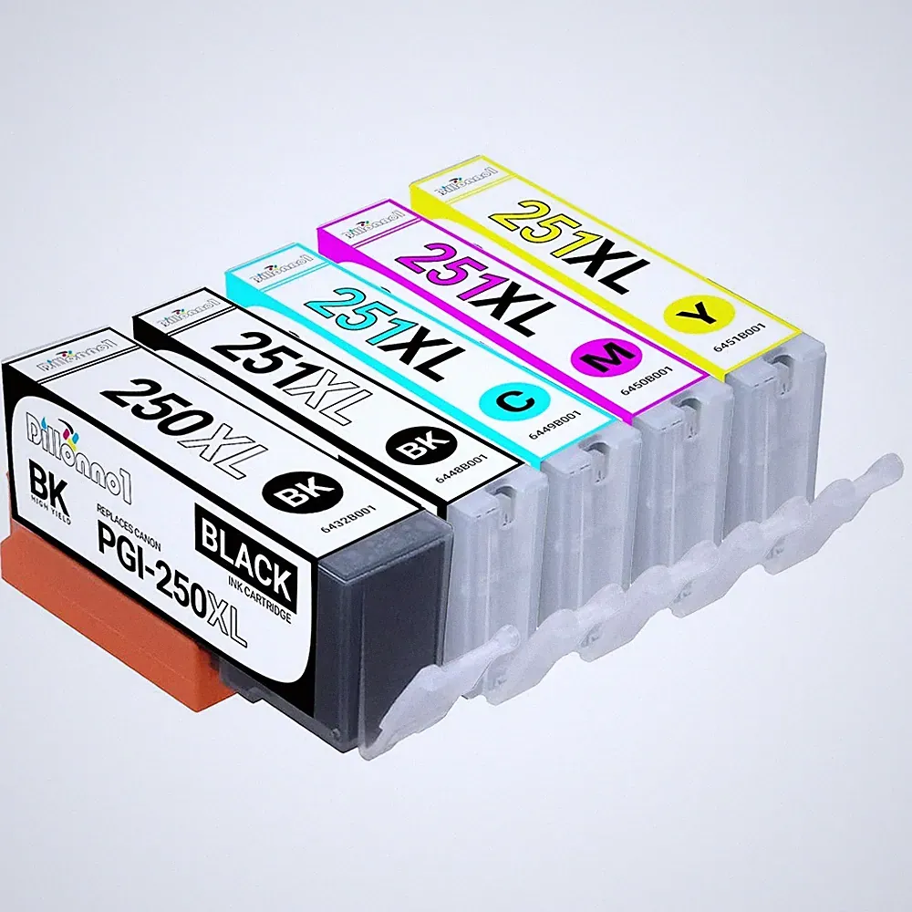 Printer Ink Cartridge for Canon 250XL 251XL fits Pixma iP7220 8720 iX6820 MG560