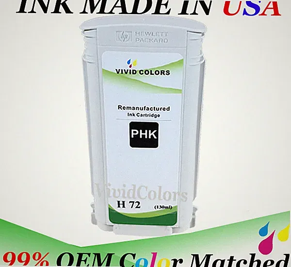 Reman for HP 72 Photo Black ink cartridge C9370A for HP Designjet T790 T2300
