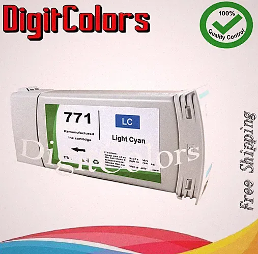 Remanufactured HP 771 Light Cyan B6Y20A HP771 ink cartridge HP Designjet 6200