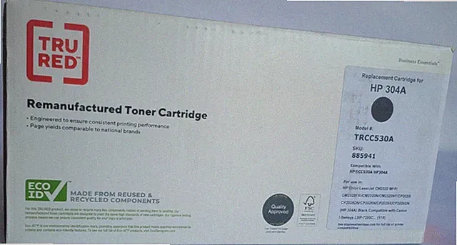 Staples Toner Cartridge Replacement for HP 304A Black Govt Surplus Ink Printer